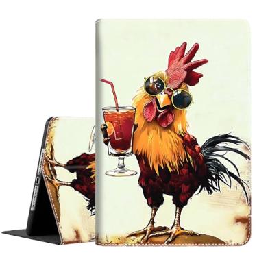 Imagem de Capa para iPad Pro 11 polegadas 2022/2021/2020 (4ª/3ª/2ª geração), para iPad Air 5ª/4ª geração de 10,9 polegadas (2022/2020), capa protetora durável à prova de choque, bebida de frango