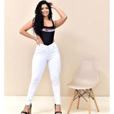Imagem de Calça branca skinny
