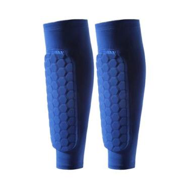 Imagem de Meias De Proteção Para Futebol Com Mangas De Compressão Para Panturril