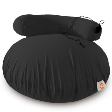 Imagem de Puff G-pouf Preto - Sensorial E Leve/enchimento De Pérolas