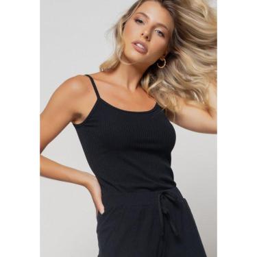 Imagem de Regata Salvatore Alcinha Malha Canelada Feminina-Feminino