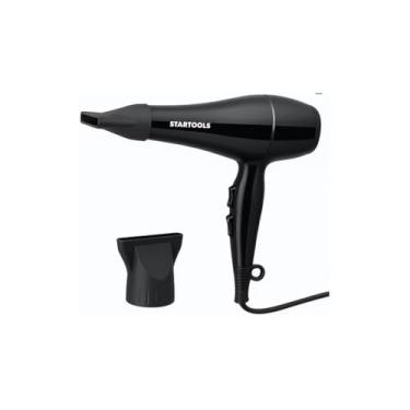 Imagem de Secador de Cabelo Profissional 1800W, Preto, 2 Velocidades, 2 Temperaturas, Jato Frio, 127V, 23x6cm, 400g