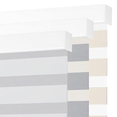 Imagem de Grandekor Persianas Zebra sem fio para janelas, persianas blackout com sistema free-stop, proteção UV com isolamento térmico para cozinha, escritório, quarto, quarto infantil