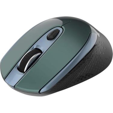 Imagem de Mouse sem fio, mouse ergonômico, mouse óptico silencioso de 2,4 G com receptor USB, silencioso, 6 botões e 3 DPI ajustáveis, compatível com laptop, notebook, MacBook, computador, desktop, Mac, PC