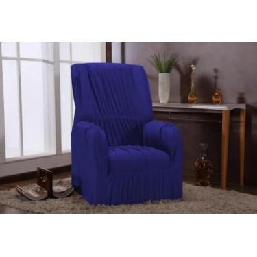 Imagem de Capa Protetora De Sofá 01 Lugar Poltrona do Papai Malha Grossa Elastic