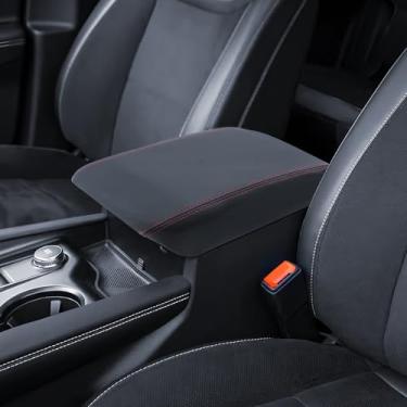 Imagem de LANTU Capa de apoio de braço para acessórios Ford Explorer 2025 2024 2023 2022 2021 2020 Ford Explorer Protetor de almofada de tampa central para descanso de cotovelo de carro
