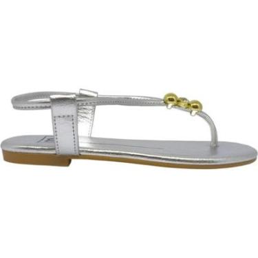 Imagem de Sandália Dedo Feminina Rasteira Casual Dia a Dia Passeio Trabalho Verão Conforto Moleca 5557.101-Feminino