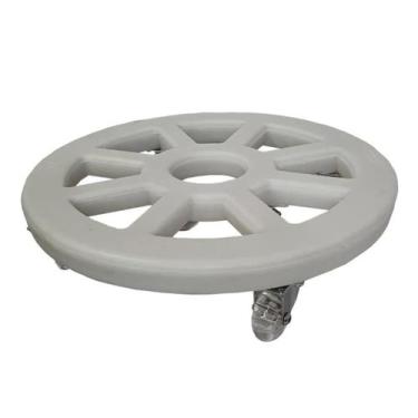 Imagem de Suporte Redondo com Roda 45cm para Vasos - Alpe & Aritana, Cimento