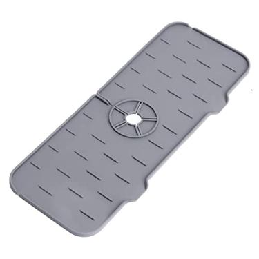 Imagem de Tapete Capturador de Gotejamento Torneira Silicone Protetor Contra Salpicos Pia Multifuncional Esgoto Absorvente para Cozinha Banheiro e Acessórios Sítio