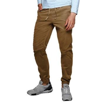 Imagem de Calças de corrida masculinas Match Loose Fit Chino Khaki 42