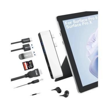 Imagem de Estação De Docagem 7 Em 1 Para Surface pro 9 10 11 X Com HDMI 4K, USB-