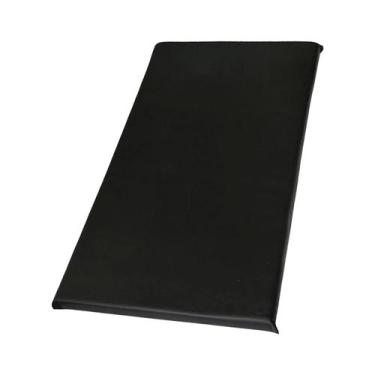 Imagem de Colchonete Fitness Ortopédico D26 Preto 95x50x3cm para Pilates e Trein