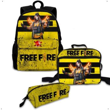 Imagem de Kit Mochila Bolsa Escolar Com Lancheira Térmica E Estojo Personalizado