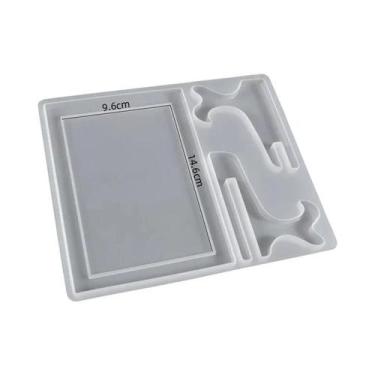 Imagem de Conjunto De Moldes De Silicone Para Porta-Retratos Quadrados E Redondo