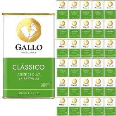 Imagem de Kit 30 Azeite Oliva Extra Virgem Gallo Portugues Lata 200ml