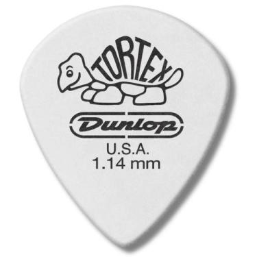 Imagem de Palheta Tortex White Jazz III Pick 1.14mm 478R114 Dunlop