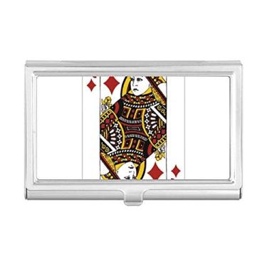 Imagem de Diamond Q – Porta-cartões com padrão de cartões de visita