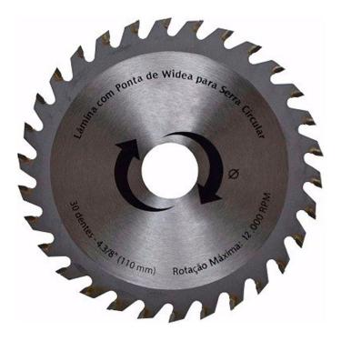 Imagem de Kit 4 Discos De Serra Circular Com 30 Dentes 110mm