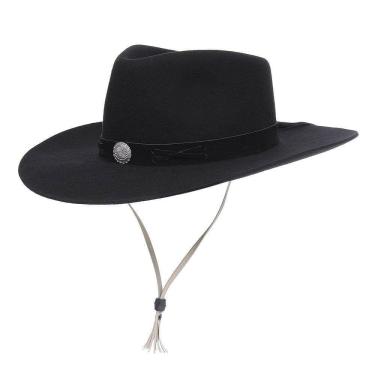 Imagem de Chapéu de Feltro Preto Laçador Pralana 30772