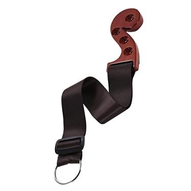 Imagem de SIMBAE Suporte Antiderrapante Solid Wood Violoncelo Endpin S Holder Descanso Anchor Protector Pad Red Wood Color