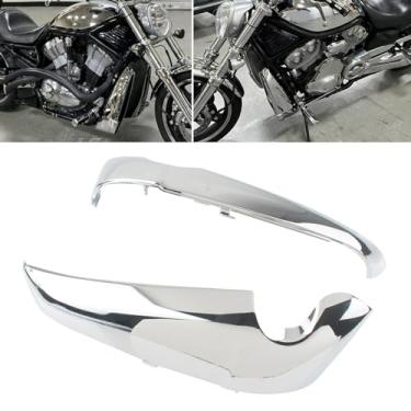 Imagem de FINMOKAL Tampa lateral do radiador ABS para carenagem painel de cobertura para Harley V Rod VRSC VRSCA VRSCB VRSCDX 2001-acima cromado 1 par