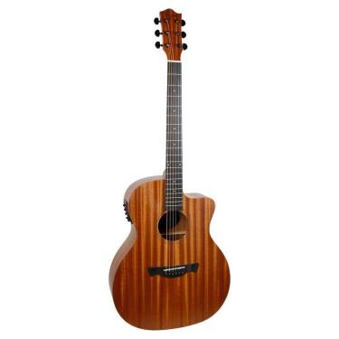 Imagem de Violão Tagima Dallas Elétrico Gran Reserva Mahoganny Jumbo Aço