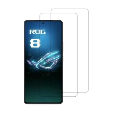 Imagem de UPONEW Pacote com 2 para ASUS Rog Phone 8 protetor de tela de vidro temperado 9H Frontier