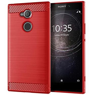Imagem de Capa SONY Xperia XA2 Ultra, com sensação macia, proteção total, anti-arranhões e impressões digitais + capa resistente a arranhões para celular SONY Xperia XA2 Ultra