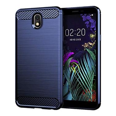Imagem de Capa para LG K30 2019, sensação macia, proteção total, anti-arranhões e impressões digitais + capa de celular resistente a arranhões para LG K30 2019