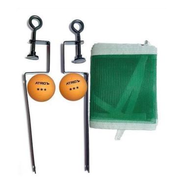 Imagem de Kit Rede Ping Pong Classic Com 2 Bolas Atrio Tenis De Mesa-Unissex