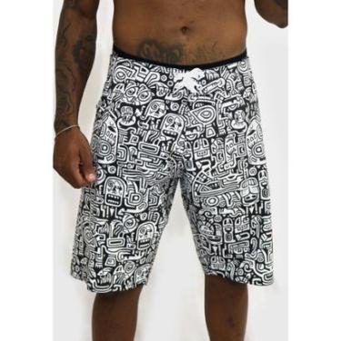 Imagem de Bermuda Surf Alkary Doida Preta-Masculino