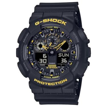 Imagem de Casio Relógio G-Shock - GA-100CY-1ADR Mostrador preto, pulseira preta, masculino, preto, tamanho único, clássico, Preto, One Size, Clássico