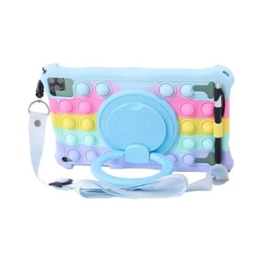 Imagem de Capa para iPad 11 Pro 11 M2 5ª 6ª 9,7 2017 2018 7ª 8ª geração 10.2 2019 Pro 11 2020 2021 Capa infantil para iPad Air 10.5 (Caneta CKB, para iPad 5ª 6ª e 9,7)