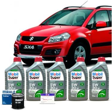 Imagem de Kit Troca de Oleo 5w30 e Filtro Suzuki SX4 2009 A 2015 2.0 16V 4X4