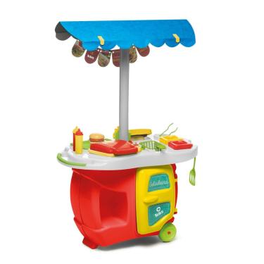 Imagem de Barraquinha Food Truck Brinquedo Infantil Com Comidinhas e Acessórios Faz De Conta