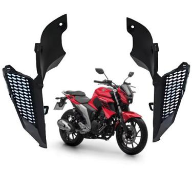 Imagem de Carenagem Acabamento Duto Ar Aba Tanque Fazer 250 Fz25 2018 2019 2020 