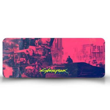 Imagem de Mouse Pad Gamer Cyberpunk 2077 Pink - Império da Impressão, 60cm x 35c