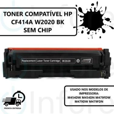 Imagem de Compatível: Toner Cf414a W2020 414a Bk p/ Impressora M479FDW M479DW M4