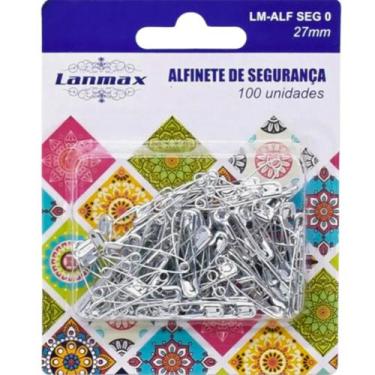 Imagem de Alfinete de Segurança 27mm com 100 unidades - LM-ALF SEG 0 - Lanmax
