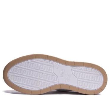 Imagem de Tênis Feminino Vizzano Flatform Recortes- Branco/ Cinza, Branco, 37, M