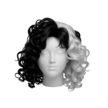 Imagem de Peruca Cruela Cruel P/ Fantasia de Halloween Adulto - Fantasias Carol 