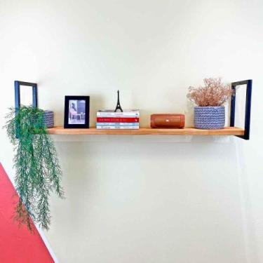 Imagem de Prateleira de Ferro e Madeira Industrial de Parede Style 1 Prateleira 