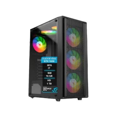 Imagem de Pc Gamer I7 16Gb DDR3 GTX 1650 HD 1TB SSD 240GB - AMORIM TECH