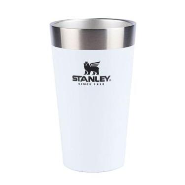 Imagem de Copo Termico Stanley Cerveja Sem Tampa 8030 Polar 473Ml, Branco Polar