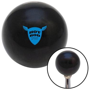 Imagem de American Shifter 270546 Manípulo de câmbio (Blue Hot Rod Spirit Black com inserção M16 x 1,5)