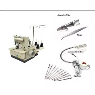 Imagem de Galoneira, 3 Agulhas Bracob + Kit COM 14 Acessórios-250w, 110V