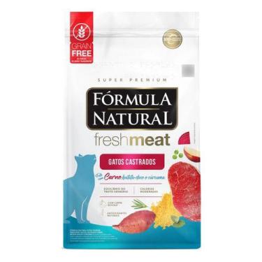 Imagem de Ração Fórmula Natural Fresh Meat Gatos Castrados Sabor Carne 1kg - For