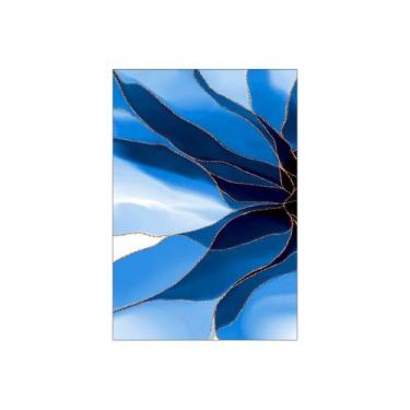 Imagem de Painel De Festa Vertical 1,50 x 2,20 - Efeito Marmore Azul 014 - Via C