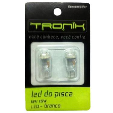 Imagem de Led Pisca 12v 15W Branco Para Honda Titan Ano 2000 Tronik