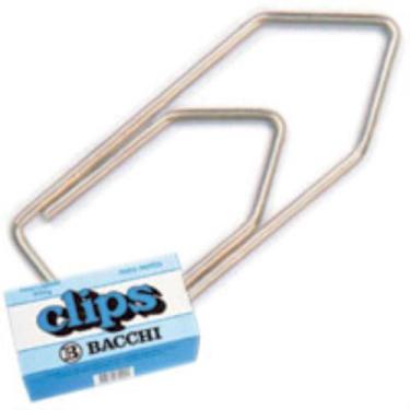 Imagem de Clips Niquelado Nº 10/0 Bacchi - Caixa com 120 Unidades